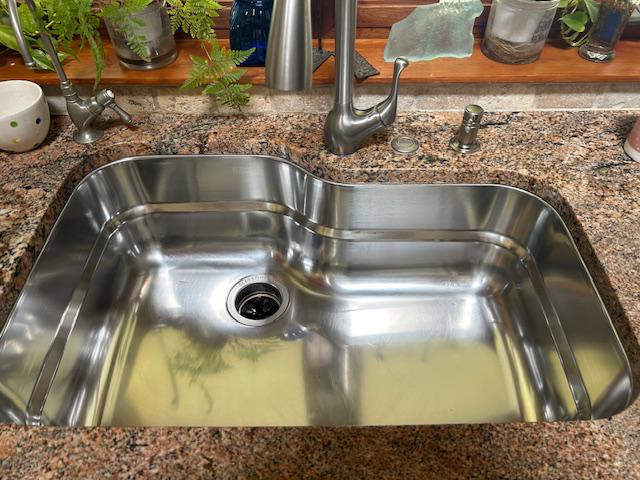 Kitchen Counter Sink — After