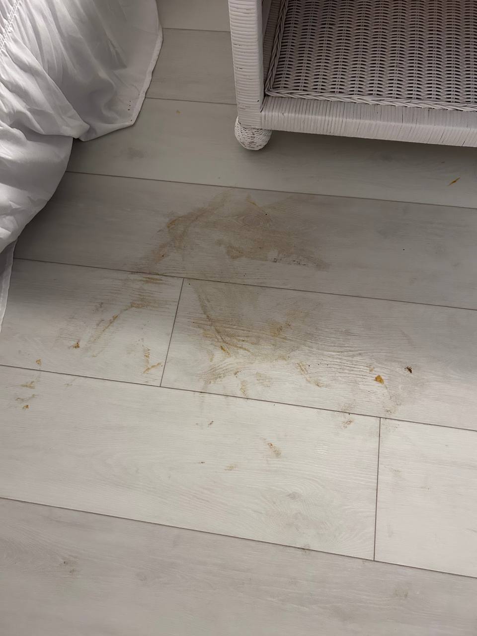 Bedroom Floor — Before
